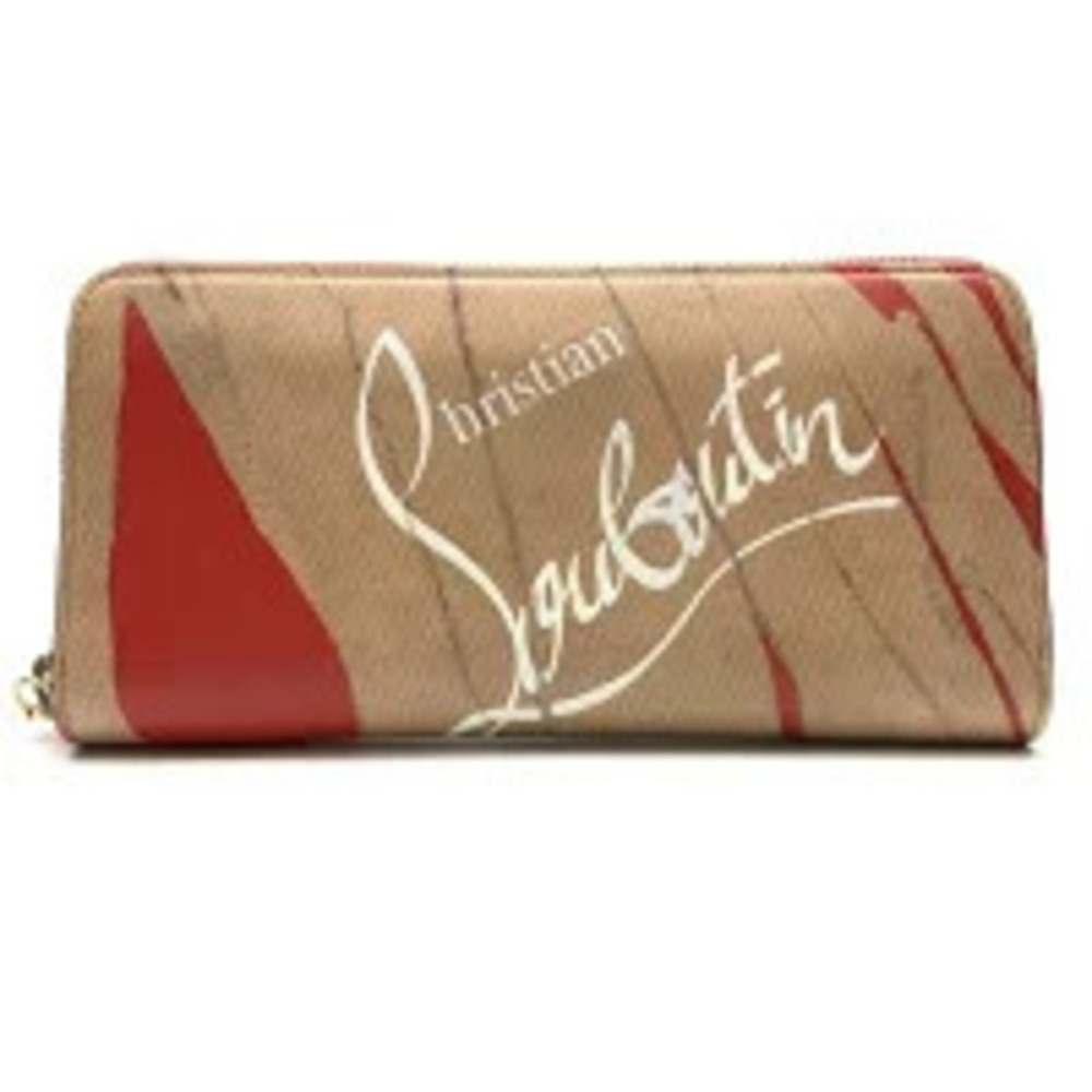 Christian Louboutin Panettone Craft Round Zip Wallet
